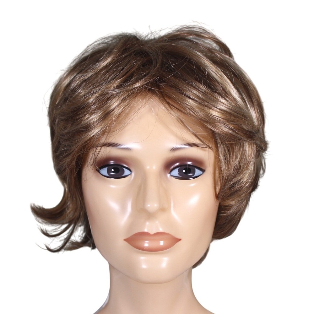 Estetica True Pure Stretch Cap Wig Short Hair Light Brown Blonde r12/26CH NWT